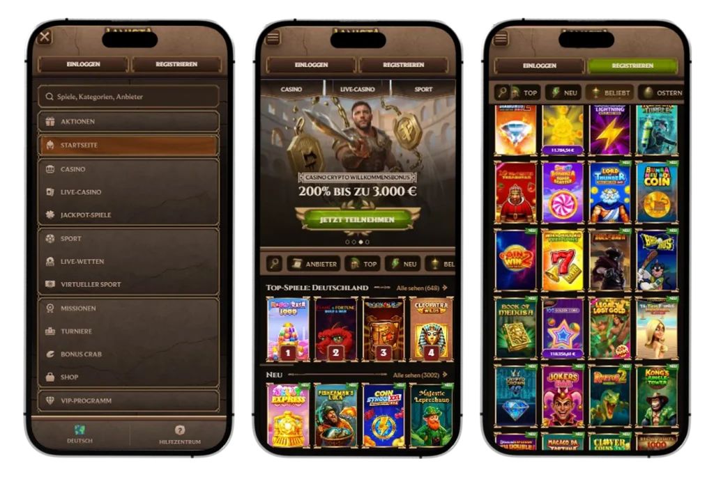 Lanista Casino app