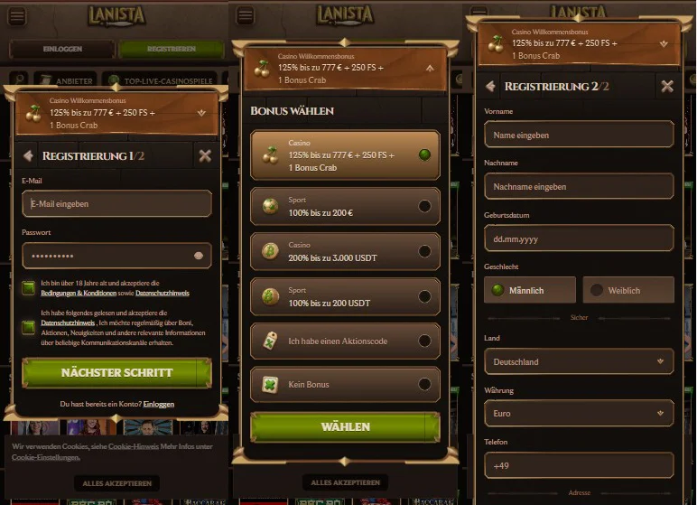 Lanista Casino Registrierung
