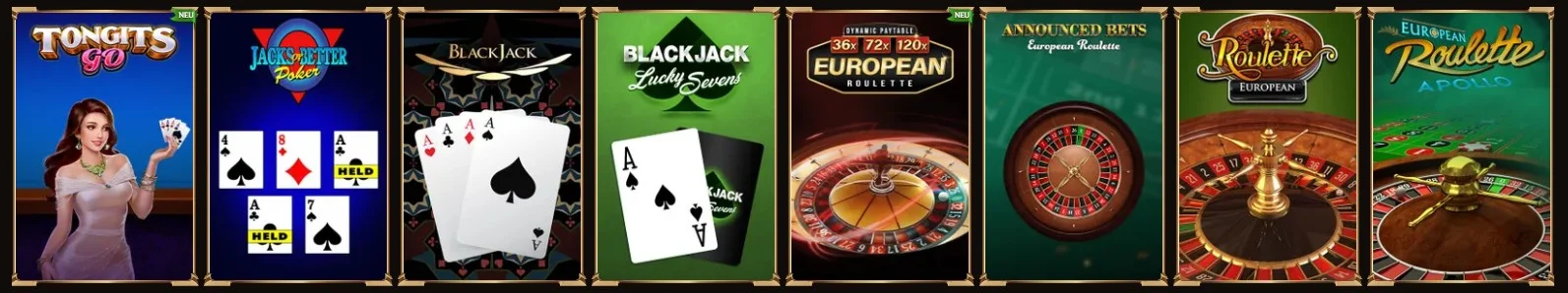 Lanista Casino Tischspiele